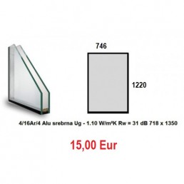 Stikla pakete 1220Hx746